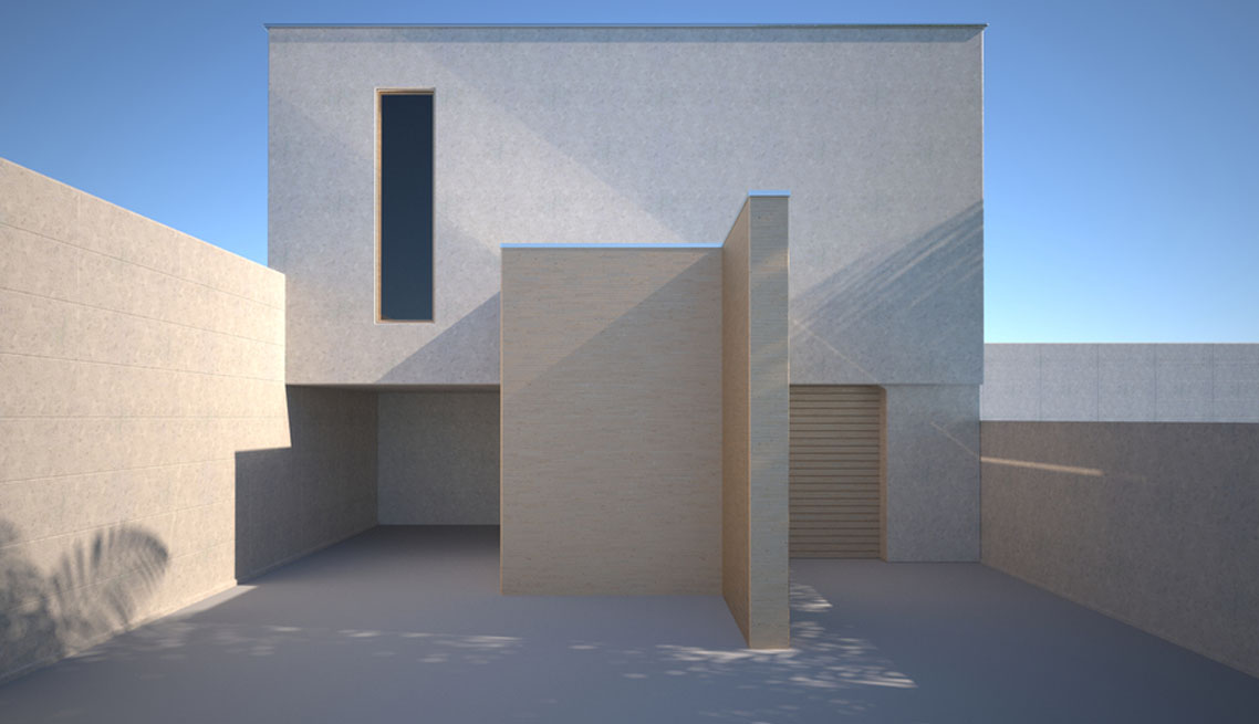 Cubical beach residence